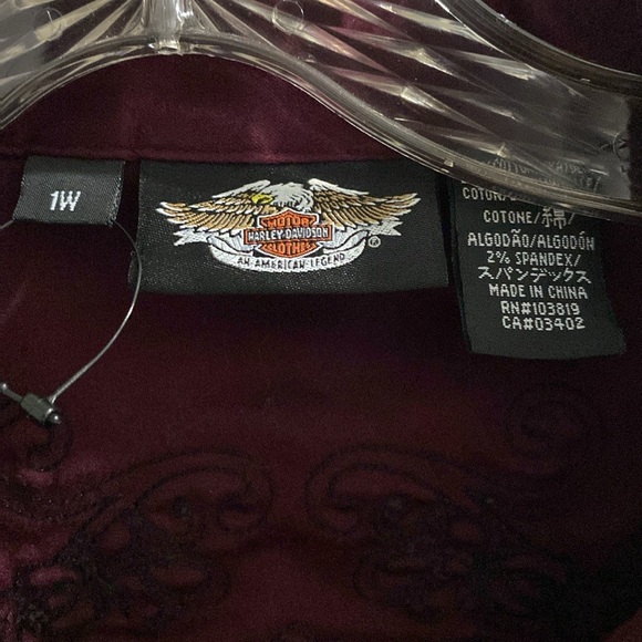 Harley Davidson womens Blouse - Picture 2 of 3
